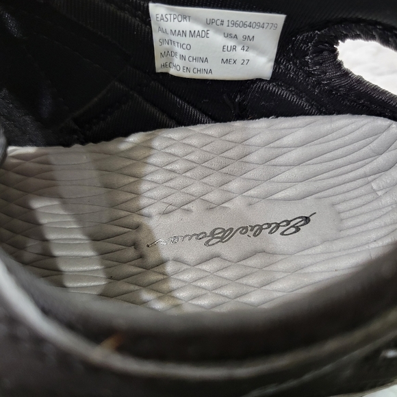 Eddie Bauer Men's Bungee Eastport Water Sandals Black 9M - Picture 9 of 9